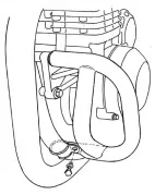 Barra di protezione del motore - cromata per Kawasaki Zephyr 1100