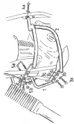 Barra di protezione del motore - nera per Suzuki DR 650 R del 1989