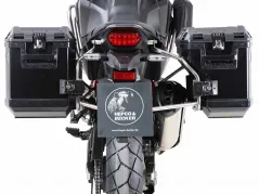 Sidecarrier Ritaglio in acciaio inossidabile incl. Scatole laterali nere Xplorer Cutout per Honda CRF 1100 L Africa Twin (2019-)