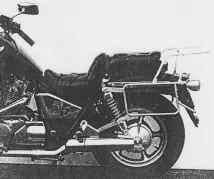 Set di protezioni laterali e superiori - cromato per Honda VT 750 C fino al 1989