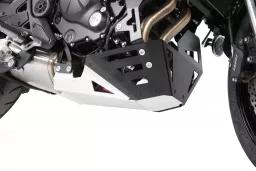 Piastra di protezione del motore - argento / nero per Kawasaki Versys 650 del 2015