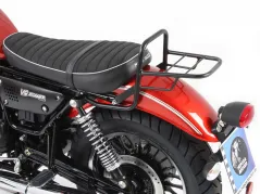 Tube topcasecarrier - nero - per sedile corto per Moto Guzzi V 9 Roamer fino al 2016 (panca corta)