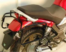 Sidecarrier permanente montato - nero per Moto Guzzi Breva V 750 ie