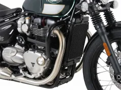 Barra di protezione del motore - nera per Triumph Bonneville Bobber / 2017->