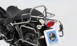 Tube Topcasecarrier - cromato per Moto Guzzi Nevada 750 Anniversario dal 2010