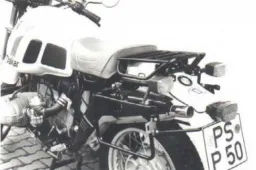 Sidecarrier montato permanente - nero per BMW R 80 GS Paris-Dakar fino al 1988