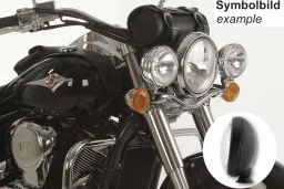 Twinlight-Set - staffa nera per Kawasaki VN 900 Classic / Vulcan