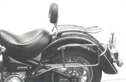 Sidecarrier montato permanente - cromato per Yamaha XV 1600 Wild Star