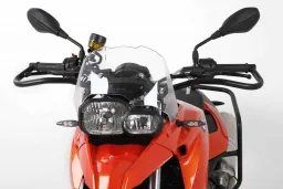 Barra di protezione per scuola guida anteriore - nera per BMW F 650 GS Twin del 2008 / F 700 / F 800 GS