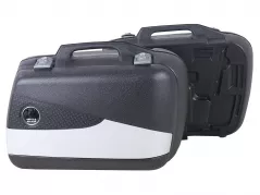 Set di valigie laterali Junior Flash 30 argento sinistra/destra