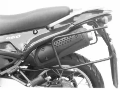 Sidecarrier permanente montato - nero per Aprilia Pegaso 650 1996