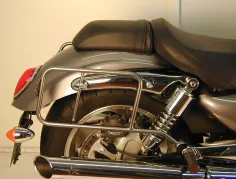 Sidecarrier montato in modo permanente - cromato per Triumph Rocket / Rocket III Roadster