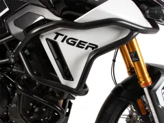Barra di protezione serbatoio &quot;Solid&quot; nera per Triumph Tiger 900 GT / Pro (2024-)
