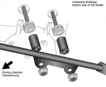 Set supporto per puntone di supporto per Honda CRF1000L Africa Twin 2016-2017