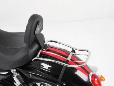 Solorack con schienale - cromato per Triumph Rocket III Roadster