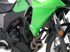 Barra di protezione del motore - nera per Kawasaki Versys-X 300 / Urban / Adventure / 2017->