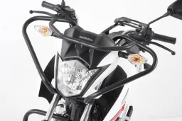 Barra di protezione per scuola guida anteriore - nera per Honda CB 125 F del 2015