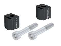 Rialzo manubrio per KTM 1290 Super Duke R (2020-2023), blocco da 25 mm - nero