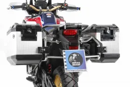 Sidecarrier Ritaglio in acciaio inossidabile incl. Scatole laterali Xplorer Cutout per Honda CRF1000L Africa Twin (2016-2017)