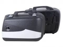 Set valigie laterali Junior Flash Enduro 40 sinistra / 30 destra argento