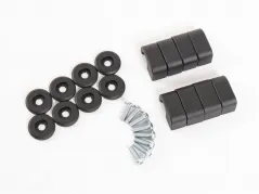 Kit di montaggio per piastre di supporto universali Xtravel Basic su portavaligie tubolare H&amp;B