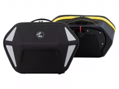 Set borsa laterale Royster Neo nero/giallo per supporto Hepco&amp;Becker C-Bow