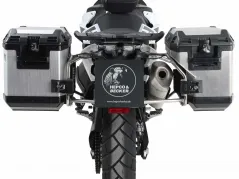 Kofferträgerset Cutout Edelstahl inkl. Xplorer Cutout argento Kofferset 40/37 per KTM 890 Adventure / R / Rally (2021-)