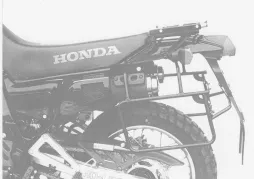 Sidecarrier montato in modo permanente - nero per Honda NX 650 Dominator fino al 1991
