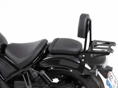 Sissybar mit Gepäckträger schwarz per Honda CMX 1100 Rebel (2021-)