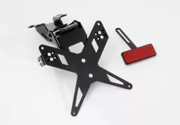 Set porta targa comprensivo di catarifrangente e luce targa