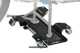 Cavalletto centrale per parcheggiare la moto e muoverla