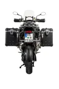 Kit valigie ZEGA Evo per Triumph Tiger 1200 (2022-) volume 38/45, colore portavaligie silver, colore E-Nero