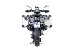 Sistema di valigie ZEGA Evo per BMW R1300GS Adventure con supporto in acciaio inox volume 31/31, colore supporto valigie argento, colore And-S