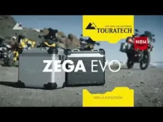 Sistema speciale ZEGA Evo X per KTM 890 Adventure / 890 Adventure R / 790 Adventure / 790 Adventure R volume 38/38, colore portavaligie silver, colore E-Black