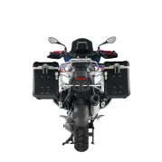 Sistema di borse laterali in alluminio ZEGA Evo per moto BMW R1300GS Adventure con supporto in acciaio inox