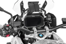 Schermo antifurto TFT, in acciaio inox, con aletta parasole per BMW R1250GS/ R1250GS Adventure/ R1200GS (LC) (2017-)/ R1200GS Adventure (LC) (2017-)