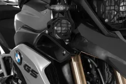 Kit fari ausiliari a LED, fendinebbia/annebbia, neri, per BMW R1250GS/R1200GS dal 2013 in poi.