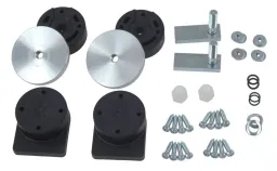 Kit di montaggio per valigie in alluminio per moto da 18 mm