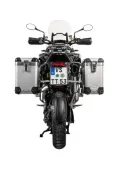 Sistema di valigie ZEGA Pro per Triumph Tiger 1200 (2022-) volume 38/45, colore portavaligie silver, colore alluminio naturale