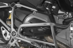 Protezione cilindro / protezione coperchio valvole per l'utilizzo con barre di protezione motore originali BMW BMW R1200GS (LC) 2013-2016 / BMW R1200GS Adventure (LC), nero