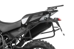 Portapacchi in acciaio inox nero per Triumph Tiger 900