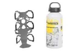 Set porta accessori ZEGA Pro/ZEGA Mundo portabottiglie semplicemente con borraccia in alluminio Touratech da 0,6 litri