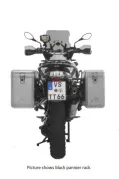 Sistema di valigie ZEGA Mundo per BMW R1250GS/ R1250GS Adventure/ R1200GS dal 2013/ R1200GS Adventure dal 2014 volume 31/38, colore portapacchi argento, colore alluminio naturale