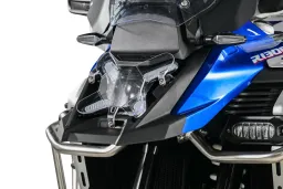 Protezione faro in Makrolon con chiusura a sgancio rapido per R1300GS Adventure *SOLO PER USO FUORISTRADA*