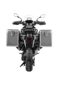 Sistema di valigie ZEGA Mundo per BMW R1300GS volume 45/45, colore portavaligie argento, colore alluminio naturale