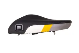 Sella comfort "Style giallo grigio" Fresh Touch per passeggero, riscaldata, per BMW R1300GS