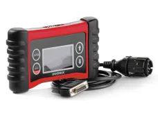 Dispositivo diagnostico Duonix Bikescan-100 per motociclette con connettore diagnostico a 10 pin.