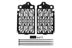 Protezione radiatore in acciaio inox, nera, per BMW R1250GS/ R1250GS Adventure