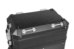 Protezione per il coperchio delle borse laterali in alluminio per moto BMW, ad esempio BMW R1250GS/Adventure, R1200GS (LC)/Adventure (LC), F900GS Adventure, F850GS Adventure