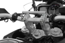 GPS Anbauadapter Lenkerklemmung für Triumph Tiger 900 (-2023)/ 1200 (-2021)/ 800/ Explorer Anbauadapter / GPS-Halter / Navi-Halter Navigationsgerätehalter